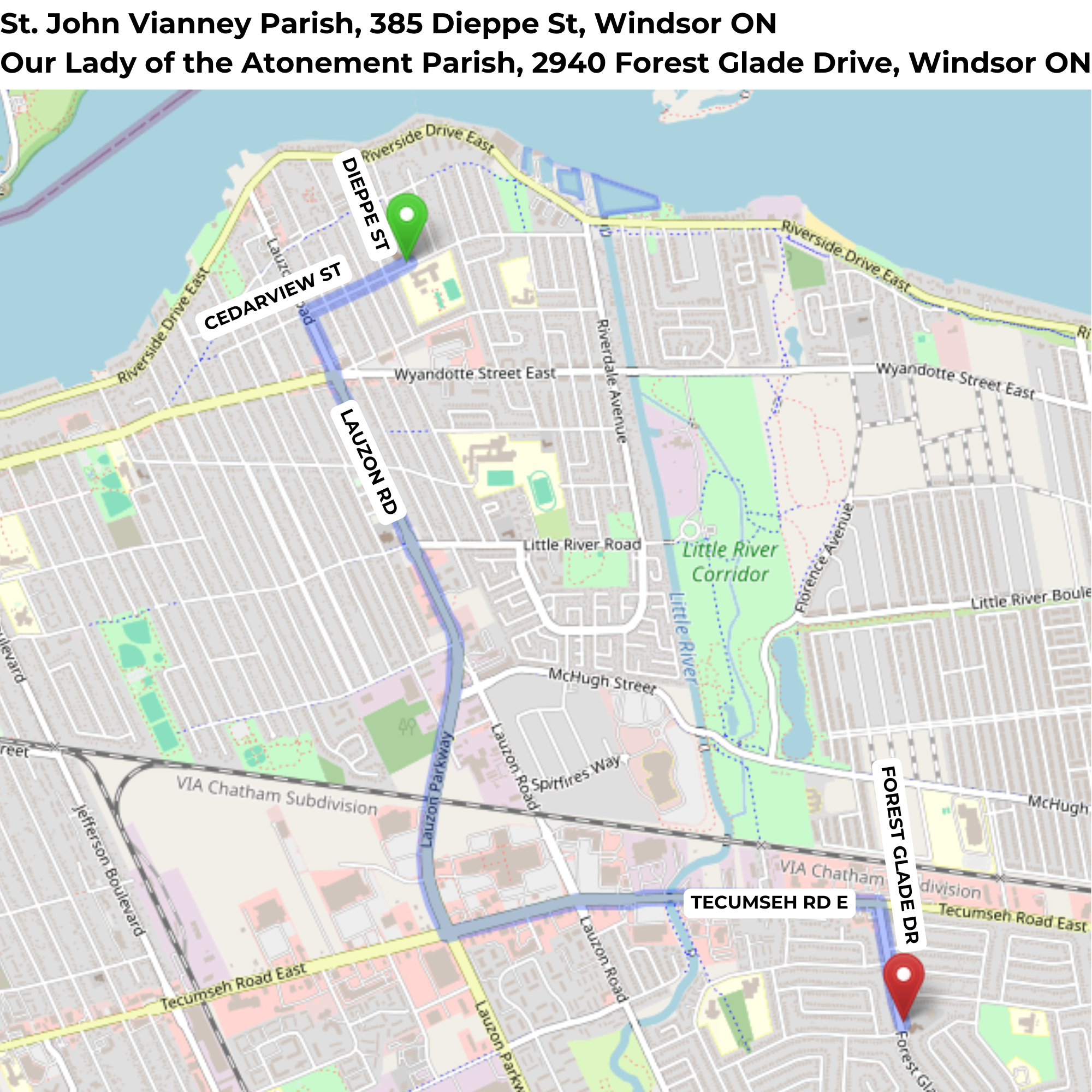 Construction for Parking Renewal East Windsor Catholic Family of